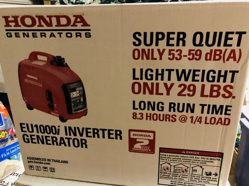 Honda EU1000i inverter generator
