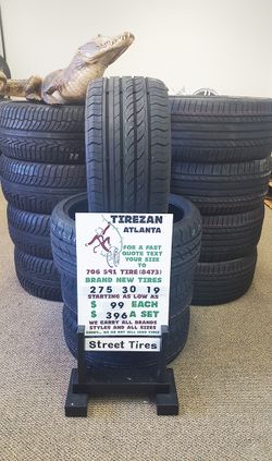 275 30 19 BRAND NEW TIRE TIRES $99 EACH $396 SET