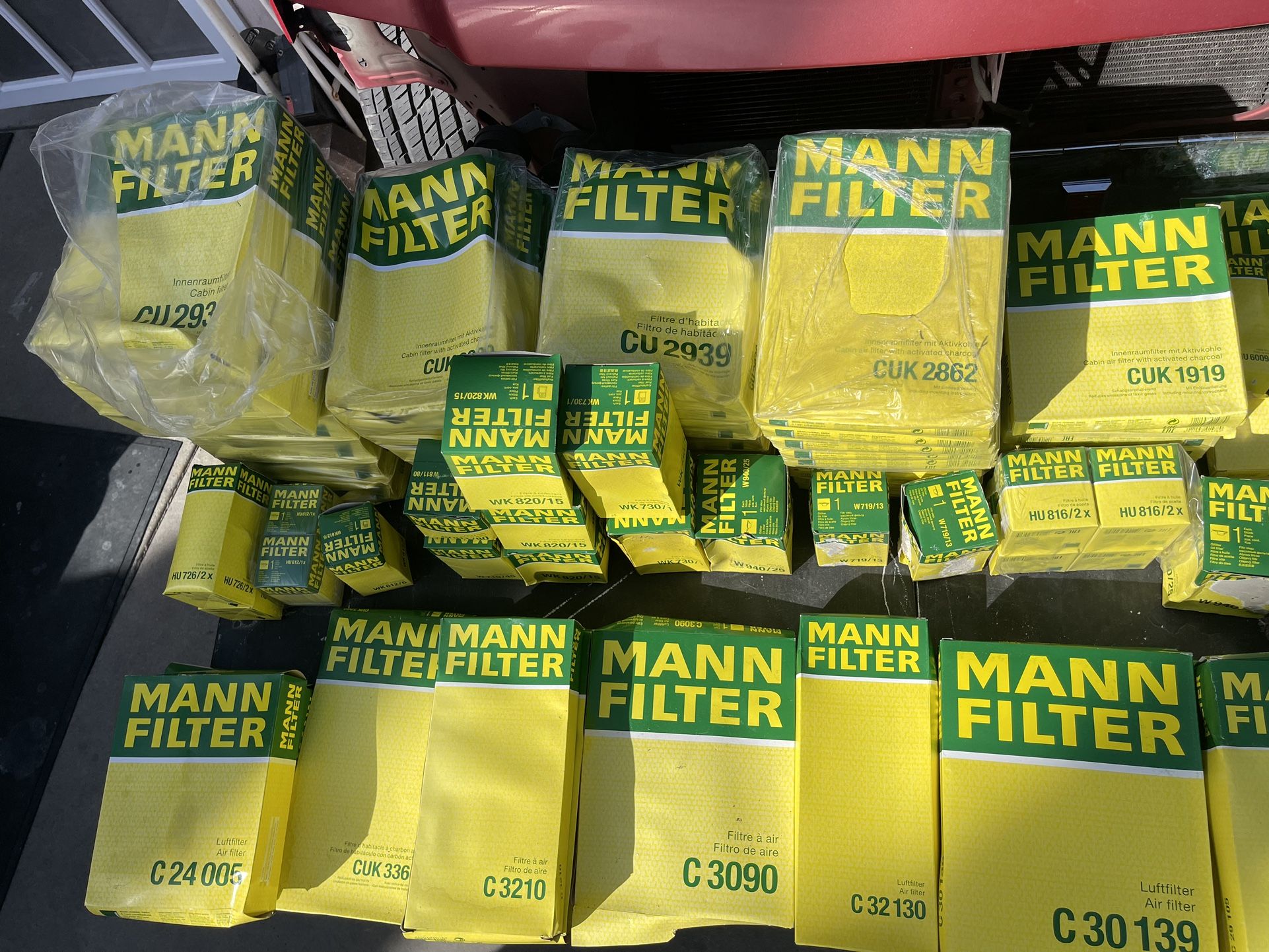 OIL FILTERS & CARBON FILTERS !!!MANN FILTERS !!!