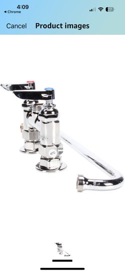 T & S commercial sink faucet