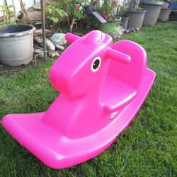 Radio Flyer Magenta Rocking Horse