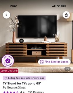 Free tv stand in box