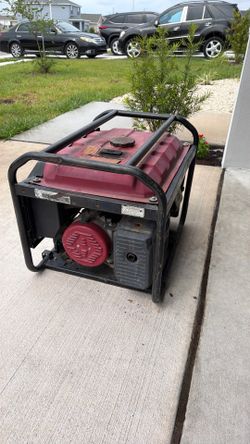 Generator 7500w running /9500w peak Watts