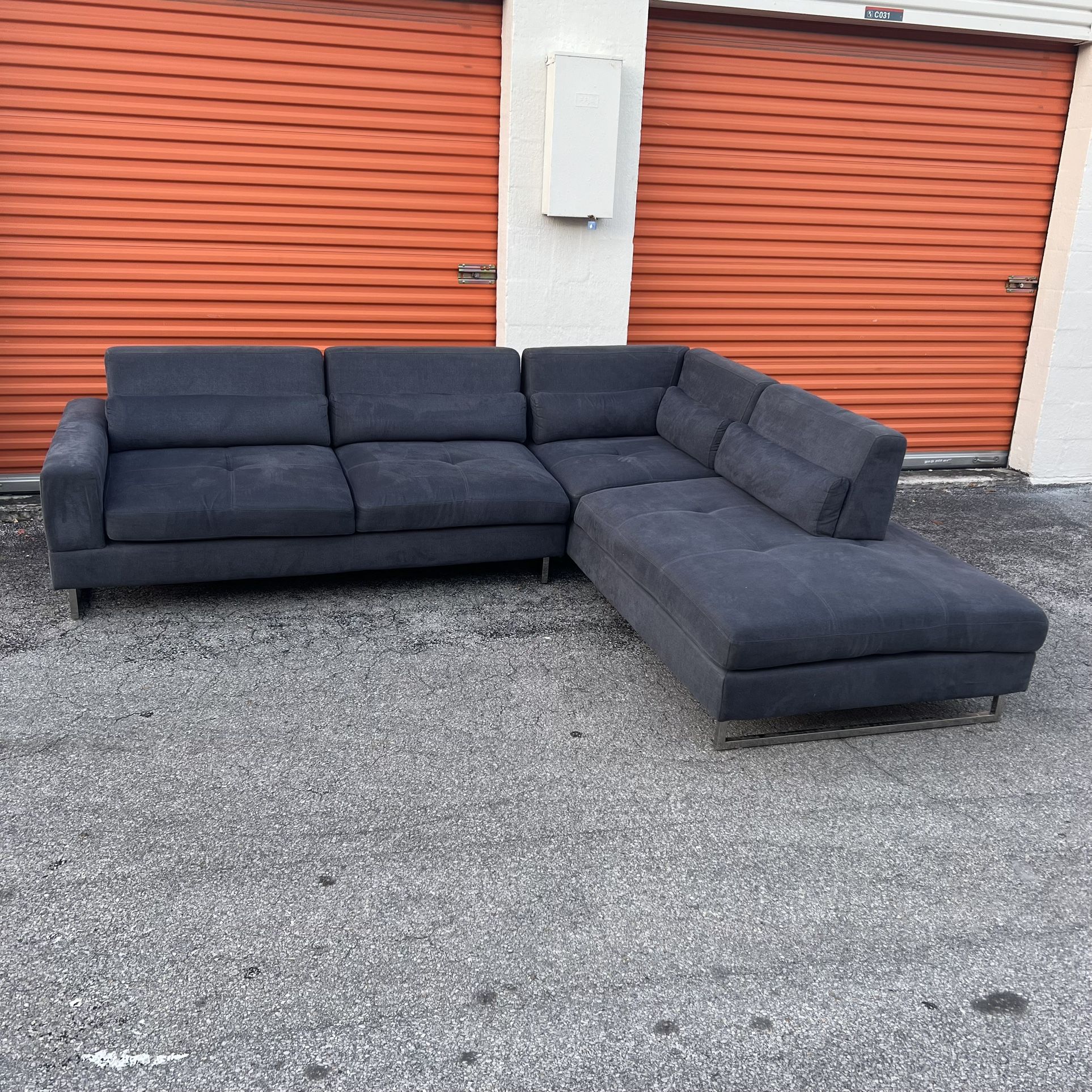 Large Gray Sectional Couch π SAME DAY DELIVERY