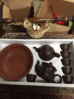 Antique Oriental ceramic Tea set