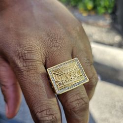 I Deliver I ship 14k gold plated Ring