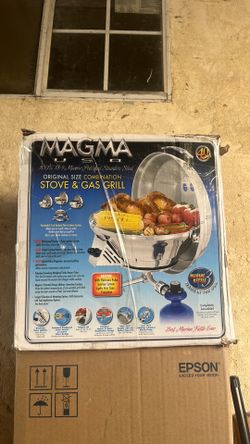 Magma A10-207-3 Marine Kettle 3 portable combination stove and gas grill