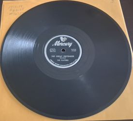 78 10" THE PLATTERS "THE GREAT PRETENDER"/"A Dancing Partner" Mercury 1955 Reprs