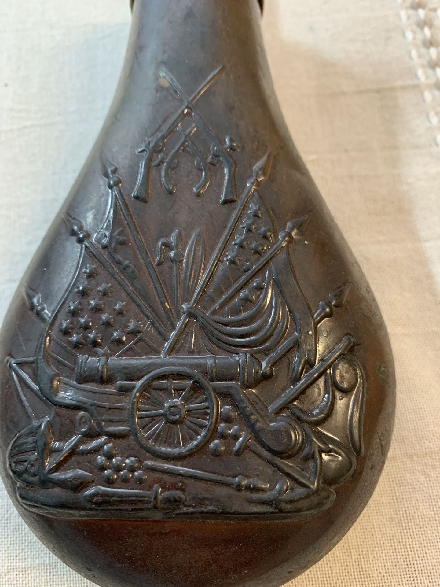 Old Powder Flask Made In italy 
