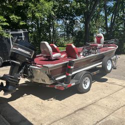 1987 Bass Tracker With Trailer 