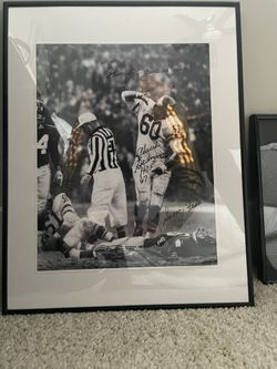 Chuck Bednarik Signed Photograph