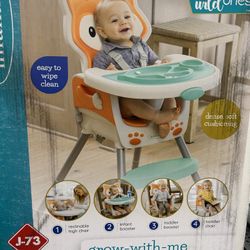 Brand New Fox 4-in-1 Highchair 