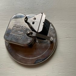 Antique Silver Kriss Kross Razor Blade Sharpener