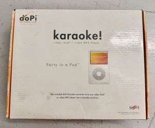  DoPi Karaoke Sound Design Video MP3/DVD/Ipod Compatible 