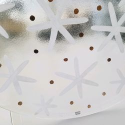NEW! Kosta Boda Glimmering Snowflake Platter