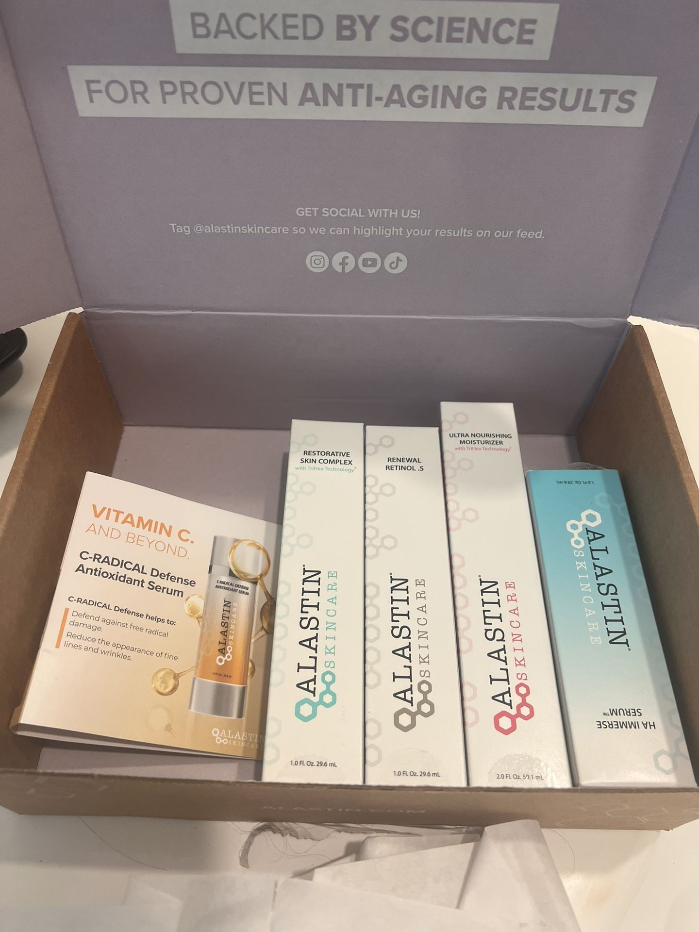 BRAND NEW ALASTIN SKIN CARE PRODUCTS ( SEALED)