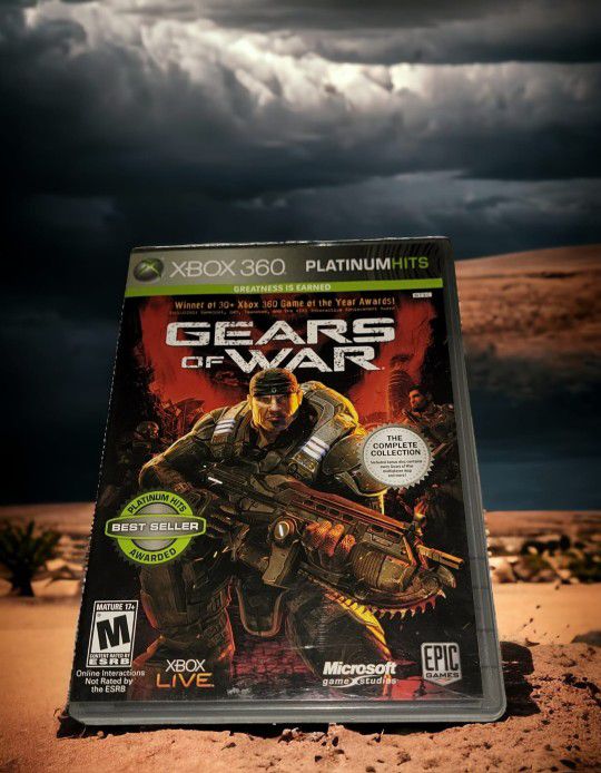 Gears of War - Two-Disc Platinum Hits Edition (Microsoft Xbox 360) Complete
