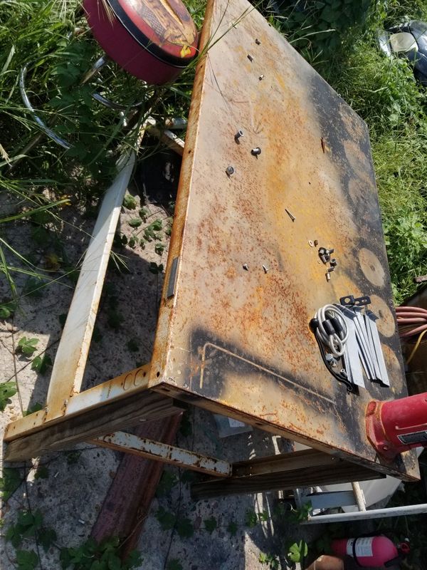 Steel work bench 120 for Sale in Houston TX - OfferUp