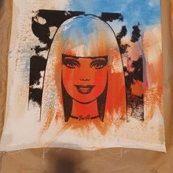 " Barbie" Gail Rodgers Signed Original Hand Pulled Silkscreen Mixed Media On Canvas