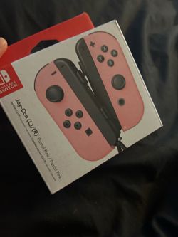 Pink nintendo switch joy con controller set