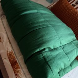 Green Weighted Blanket 17lb