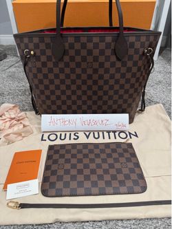 Louis Vuitton Neverfull MM Damier Ebene Cherry