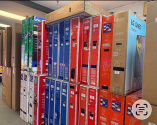 Tv 55”-85 smart 4k tv $259-$1098 $55 down on Finacing free delivery 6 month warranty