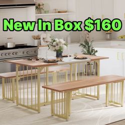 Dining Table With Matching Benches Brand New Sealed In Box 📦 