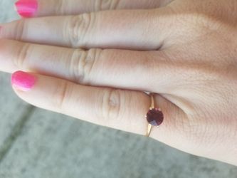 Gem gold ring