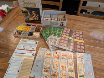 Caverna Board Game w/Broken Token Insert