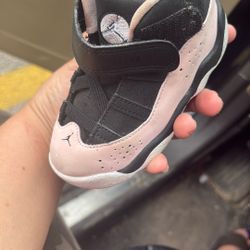 Jordan 6 Rings TD 'Black Pink Foam' toddler 