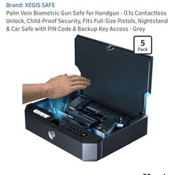 Palm Vein Biometric Gun Safe for Handgun