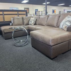 Large Sectional Sofa with Double Chaise 🚚WE DELIVER🚚
