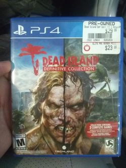 Dead island definitive collection PS4/PlayStation 4 game