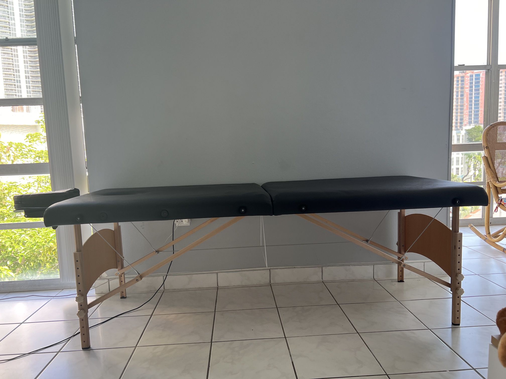 MASSAGE TABLE  WITH CARRY CASE IMPECCABLE CONDITION