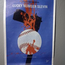 Lucky Number Slevin Cult Classic Movie Canvas Poster Cinema Wall Art Gift Set