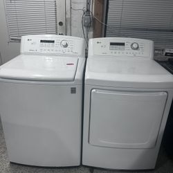 LG. WASHER AND. DRYER. SET 