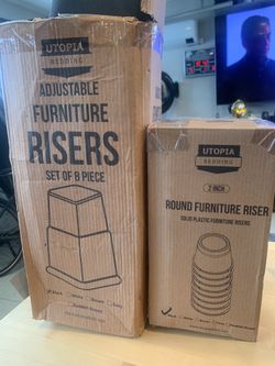 Furniture Risers From Amazon