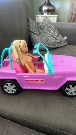 Barbie Jeep SUV Toy Vehicle with Doll