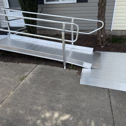 Aluminum handicap ramp