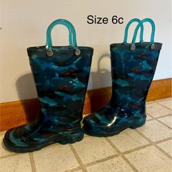Toddler Rain Boots - Size 6