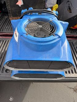 Blue Commercial Air Mover Floor Dryer Fan cyclone
