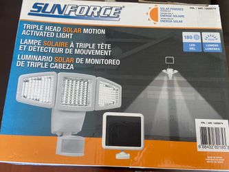 Surforce Solar Triple Head Motion Activated
