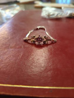 .925 Silver Bracelet With Accent Stones Small Size