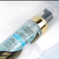 Braid Formula No-Rinse Cleansing Foam - Removes Build-Up, Dirt, Oil from Braids, Twists, Locs | Refresh & Detoxify Scalp | Fast Drying | Stimulate Hai