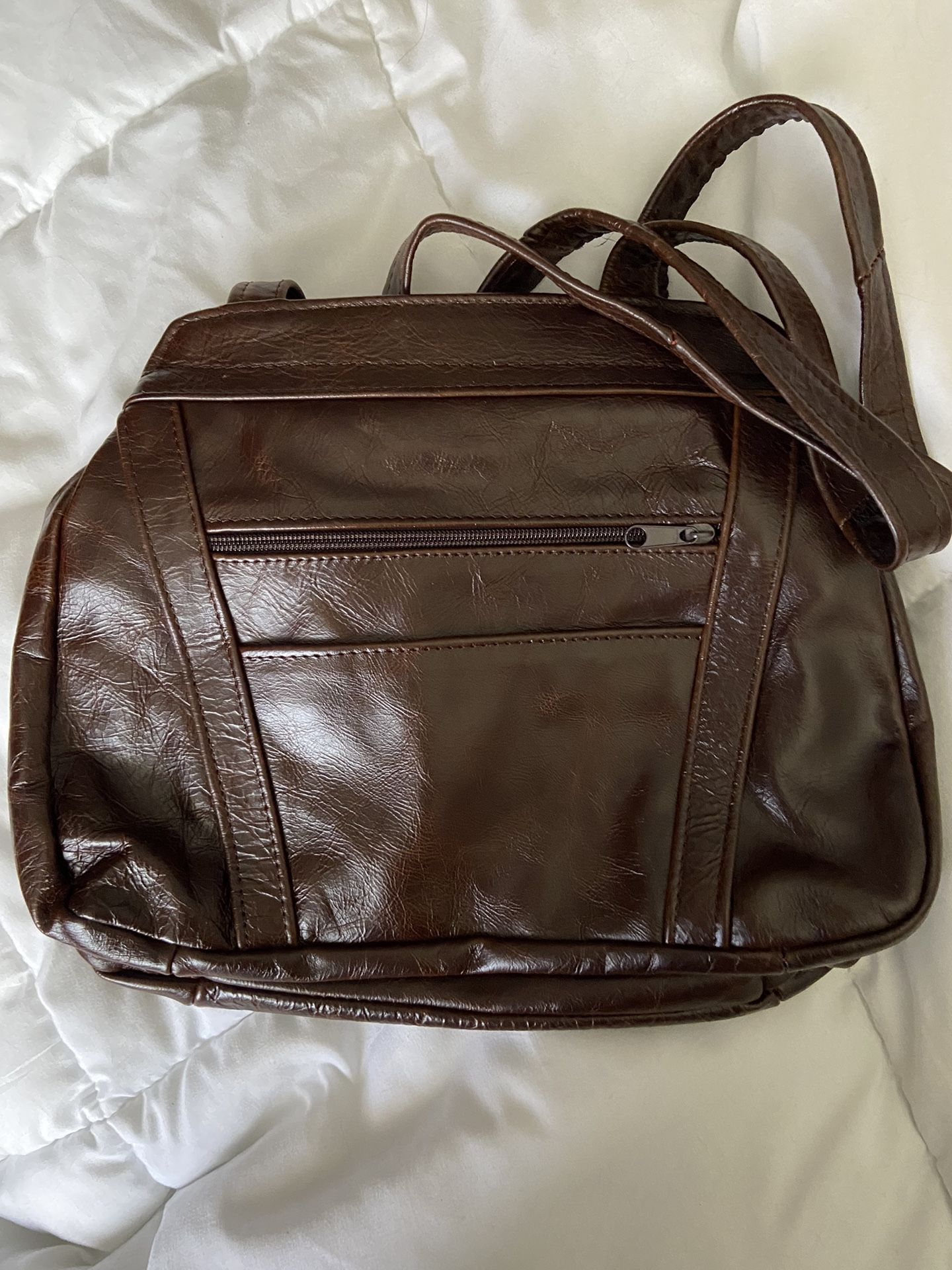 Genuine Leather Brown Purse