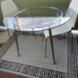 Dining Room Table And Two Chairs