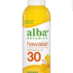 Sunscreen Spray 30 Spf Alba Botanica Hawaiian  
