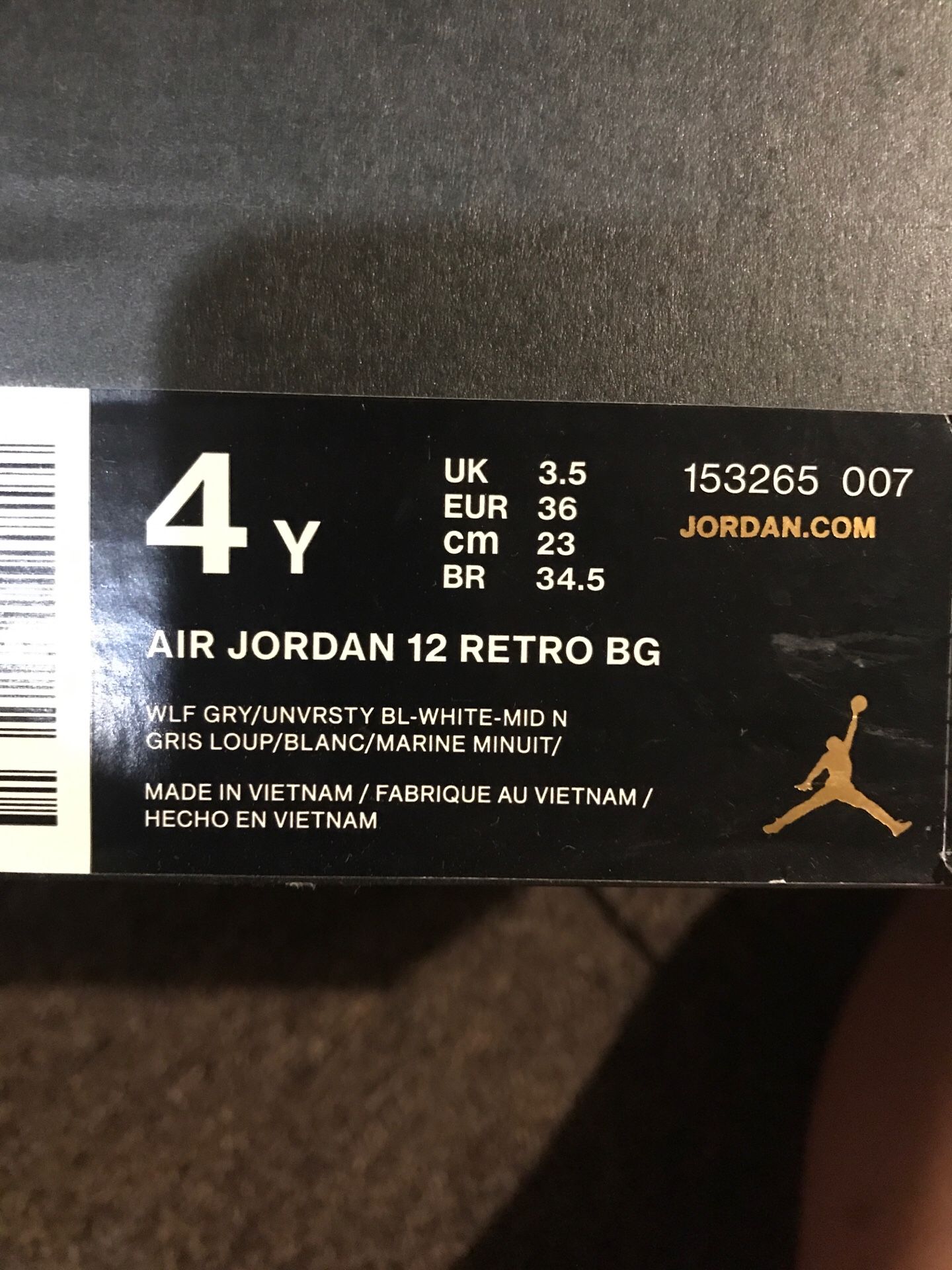 Jordan 12 retro
