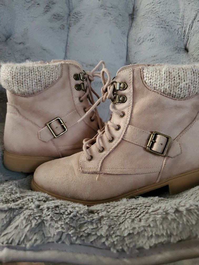 Pink Boots